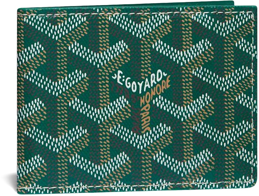 GOYARD Saint Sulpice Monogram Canvas Card Holder Green
