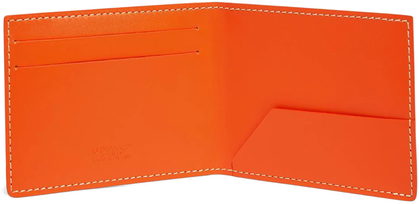 Goyard Victorie Insert Card Holder Orange for Men