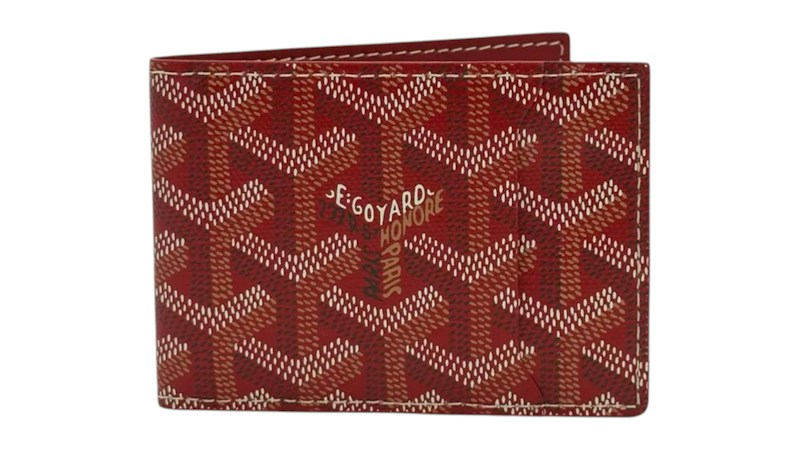Tarjetero Goyard Victorie Insert Rojo