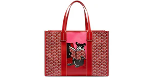 Goyard Villette Tote Bag MM Red