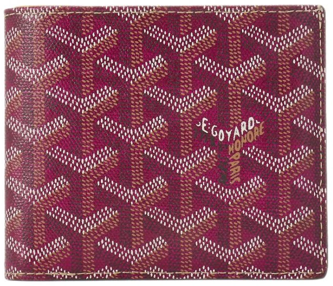 Leather wallet Goyard Burgundy in Leather - 35350547