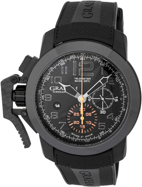 Graham Chronofighter Oversize Black Forest 2CCAU.B01A 47mm in Stainless ...