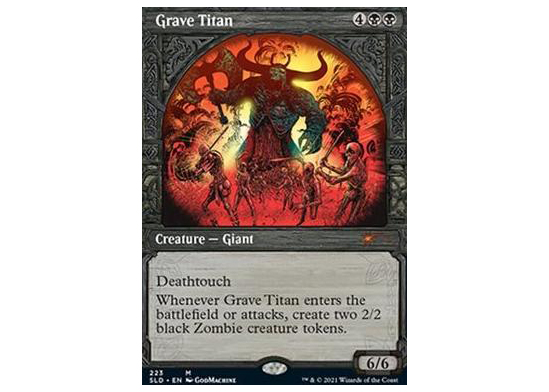 Grave Titan (Foil) Magic: The Gathering TCG Secret Lair Mythic