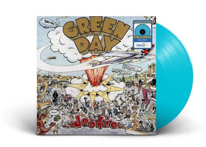 Green Day Dookie Walmart Exclusive LP Vinyl Aqua US