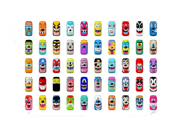 Greg Mike Mad Cans Serie 1 (signiert, Auflage 300)