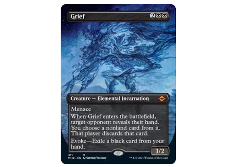 Grief (Borderless) Magic: The Gathering TCG Modern Horizons 2 