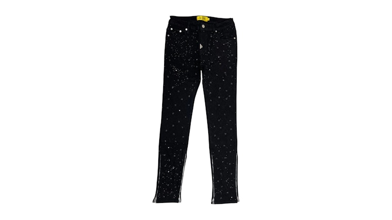 Guapi All Black Embellished Denim V2 V2 Black Men's - FW25 - US