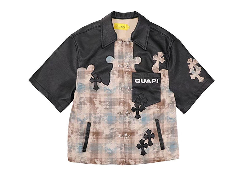 Guapi Cross Patch Shirt Beige/Blk