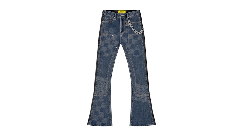 Guapi Vintage Blue Racer Denim Jeans Blue