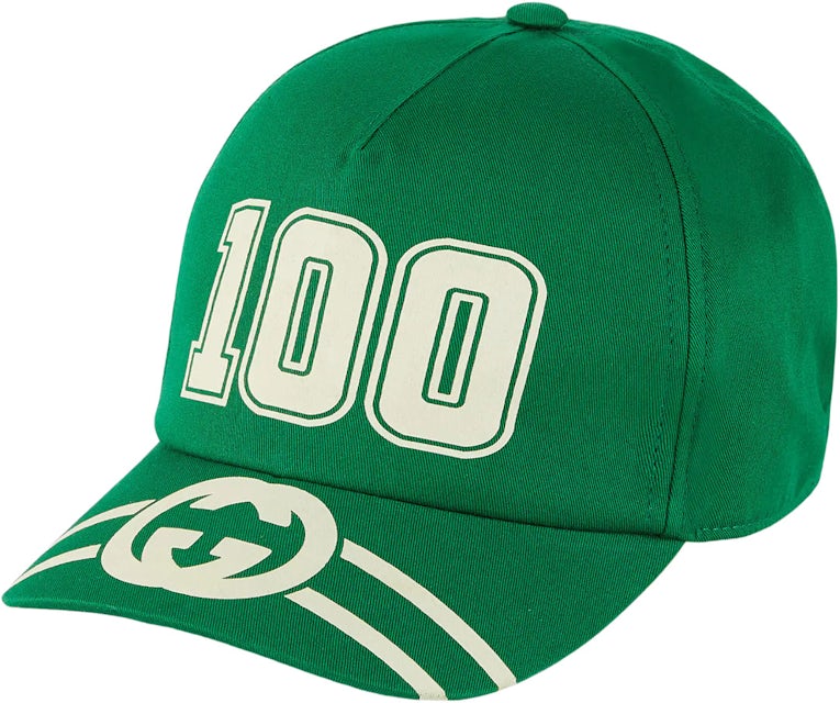 Gucci Limited Edition Gucci 100th Anniversary Green Cap Hat