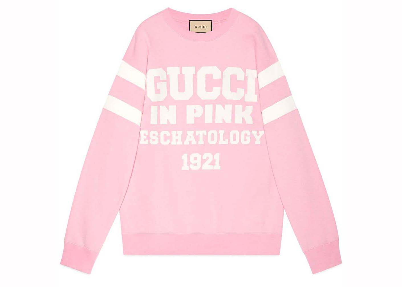 Gucci 25 Gucci Eschatology Sweatshirt Pink