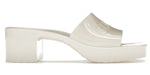 Sandalia Gucci 60mm Slide Blanco Goma