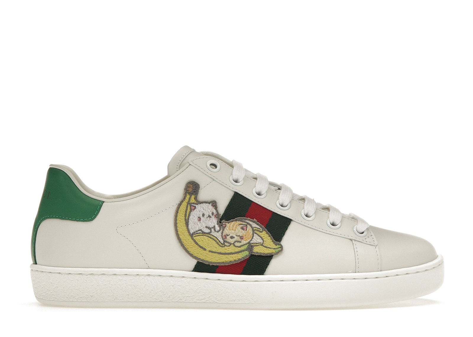 Gucci // White Leather Platform Ace Sneaker – VSP Consignment