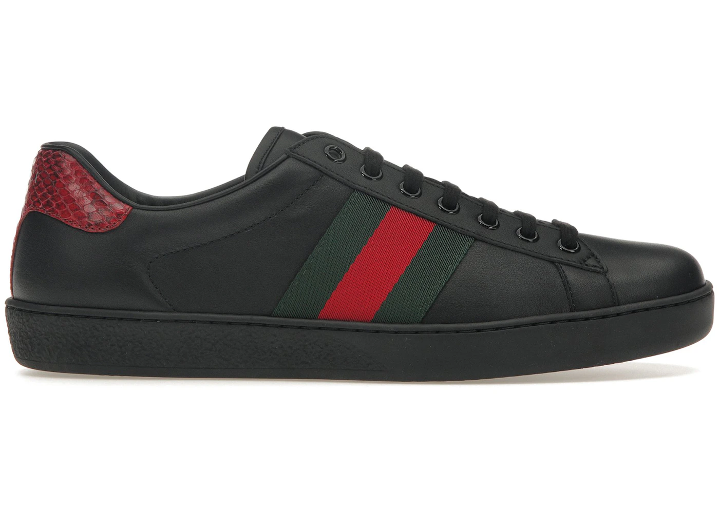 Gucci Ace Black Men's 386750 02JR0 1078 US - Main Image