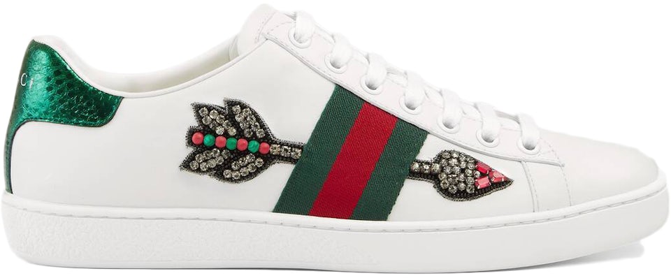 Ansvarlige person vindue mad Gucci Ace Embroidered Arrow (Women's) - _454551 A38G0 9064 - US