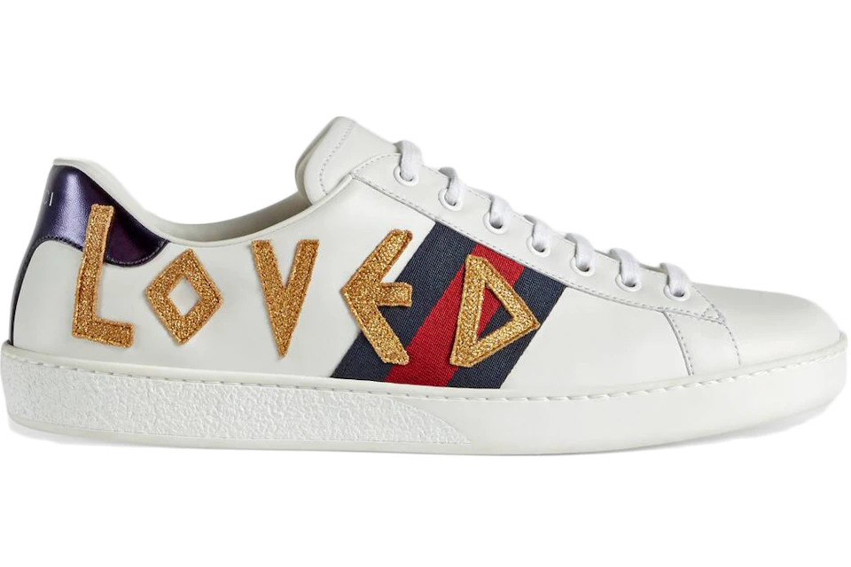 Gucci Ace Embroidered Love (W) - 505328 DOPE0 9095 - US
