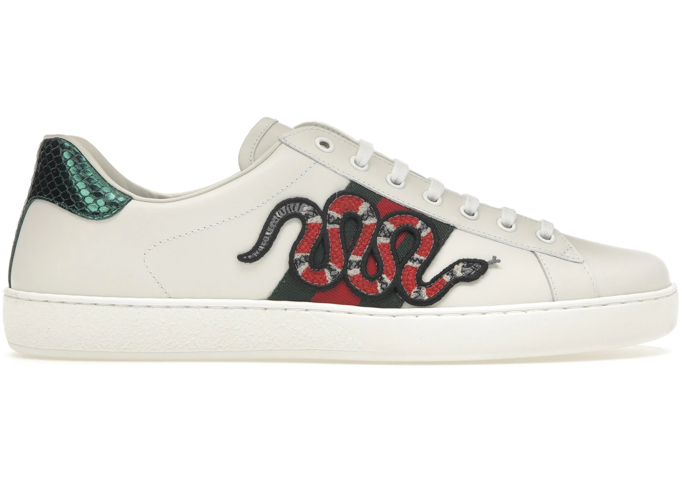 Gucci Ace Embroidered Snake Men's - 456230 A38G0 9064/456230 02JP0 9064 - US
