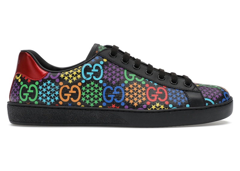 Gucci Ace GG Supreme Low Psychedelic Black (Women's