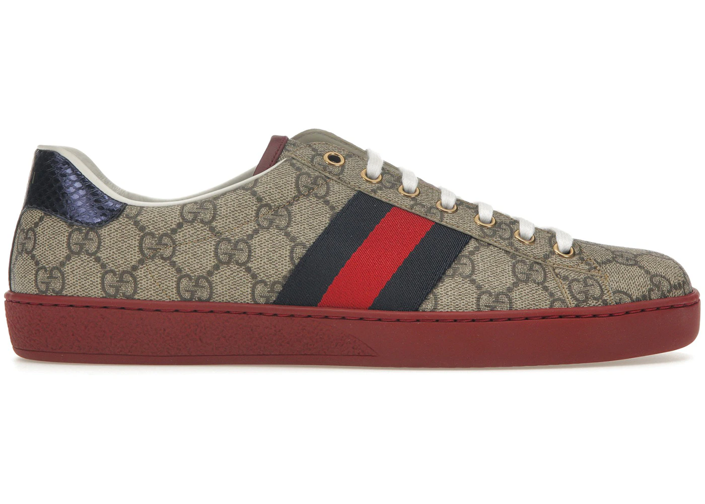 Gucci Ace GG Supreme en rojo Hombre 429445 96G50 9767/429445