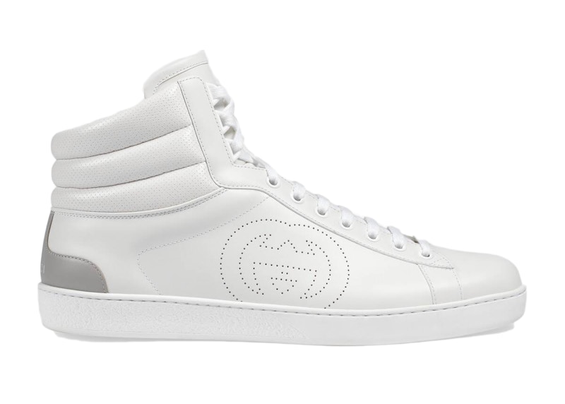 White gucci high top on sale sneakers