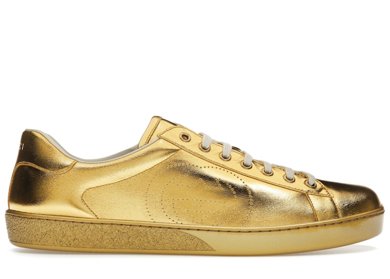 Gucci Ace Dorado Metálico