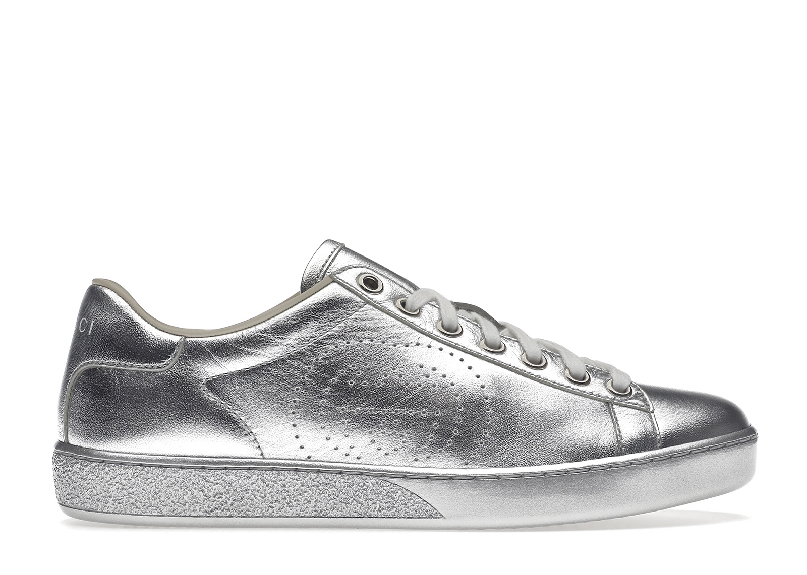 Gucci Ace Metallic Silver (Women's)