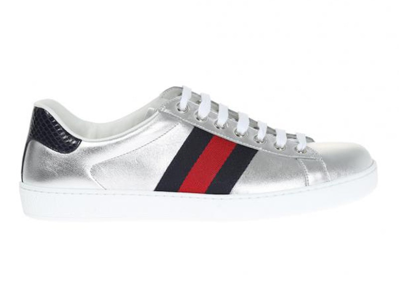 gucci ace metallic sneakers