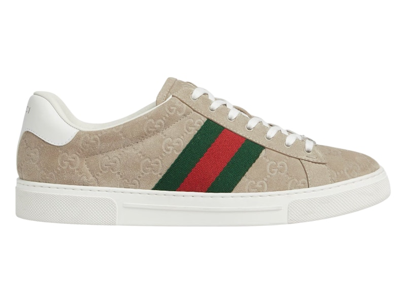 ★AIchaaanshop★ Gucci Ace Oatmeal Men's - 798652 AADV9 9566 - US