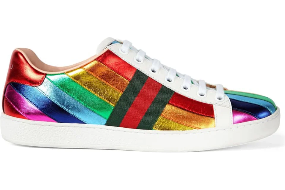 Gucci ace 2025 rainbow sneakers