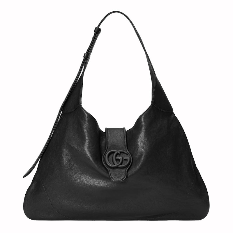 Gucci Aphrodite Large Shoulder Bag Black/Black-tone in Leather - US