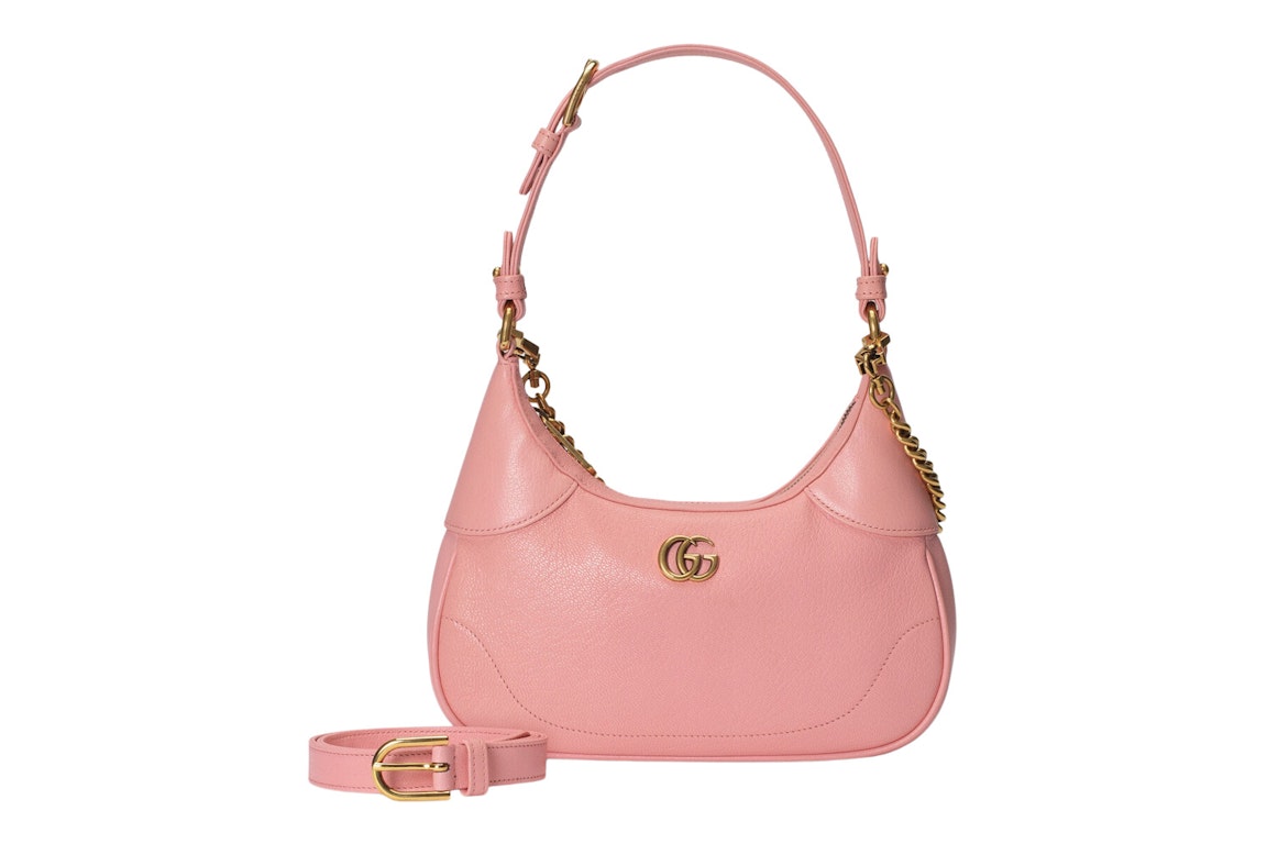 Pre-owned Gucci Aphrodite Shoulder Bag Small Light Pink