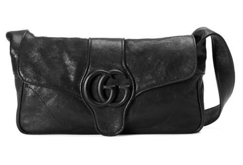 Gucci Aphrodite Small Shoulder Bag Black/Black-tone in Leather - US
