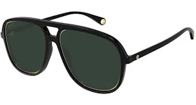 Gucci Aviator Sunglasses Black (GG1077S-002-57)