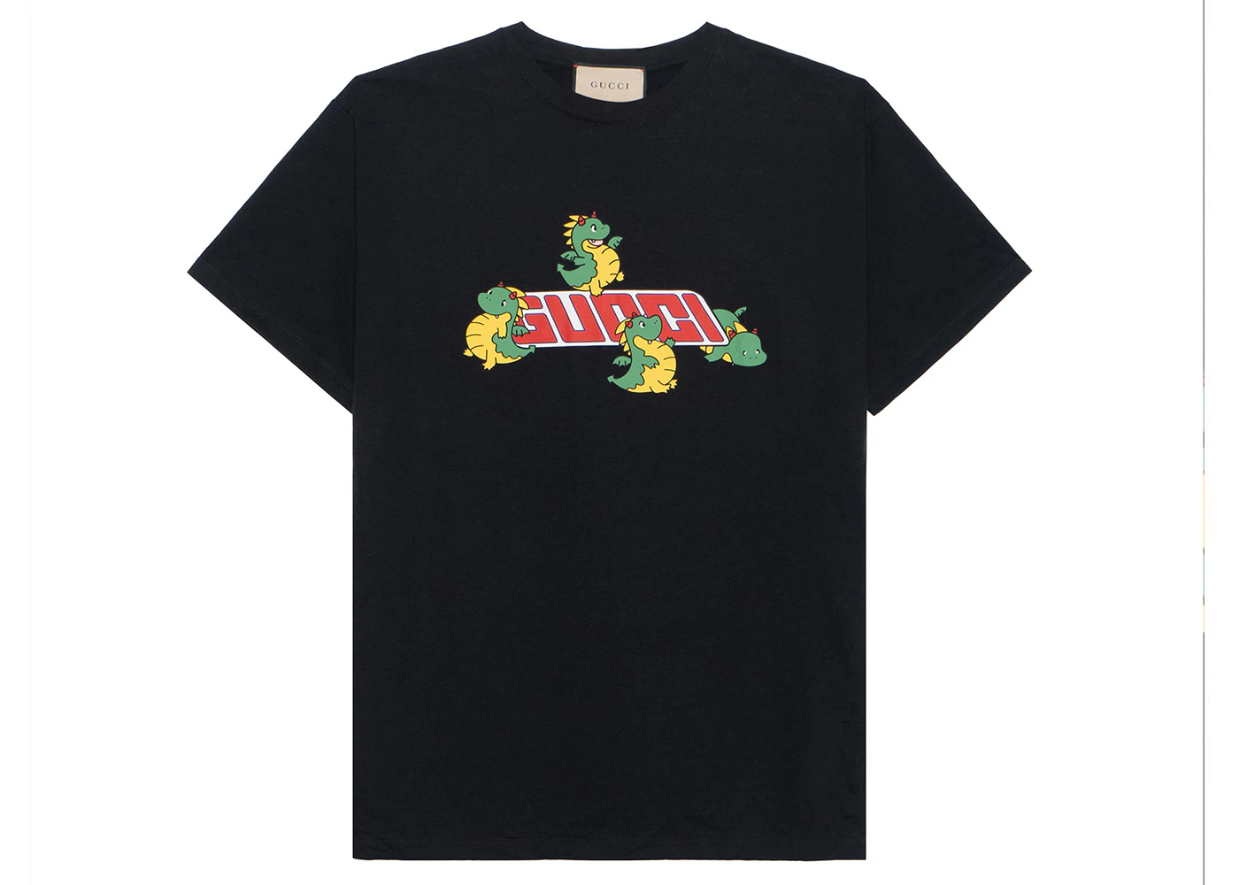 Gucci Baby Dragon Capodanno Cinese T-shirt Nero Uomo IT