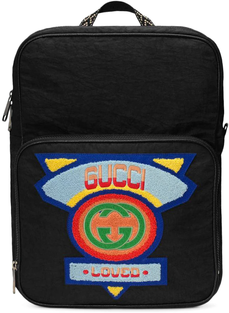 Gucci Backpack NY Yankees Medium Brick Red/Beige in Canvas with