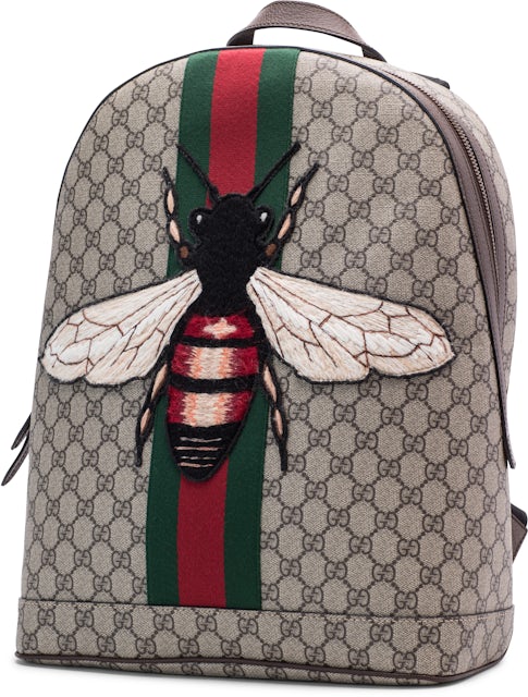 Gucci Kids Double G-print Wool Backpack - Brown