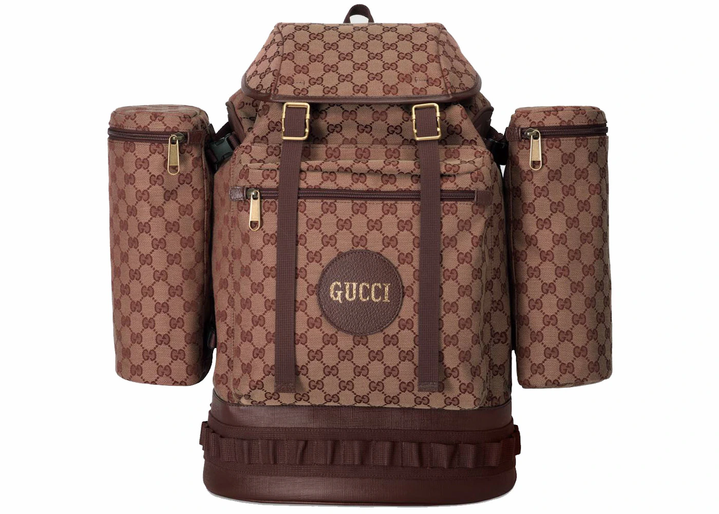 Gucci Men's Jumbo GG Leather-trimmed Backpack - Black - Backpacks