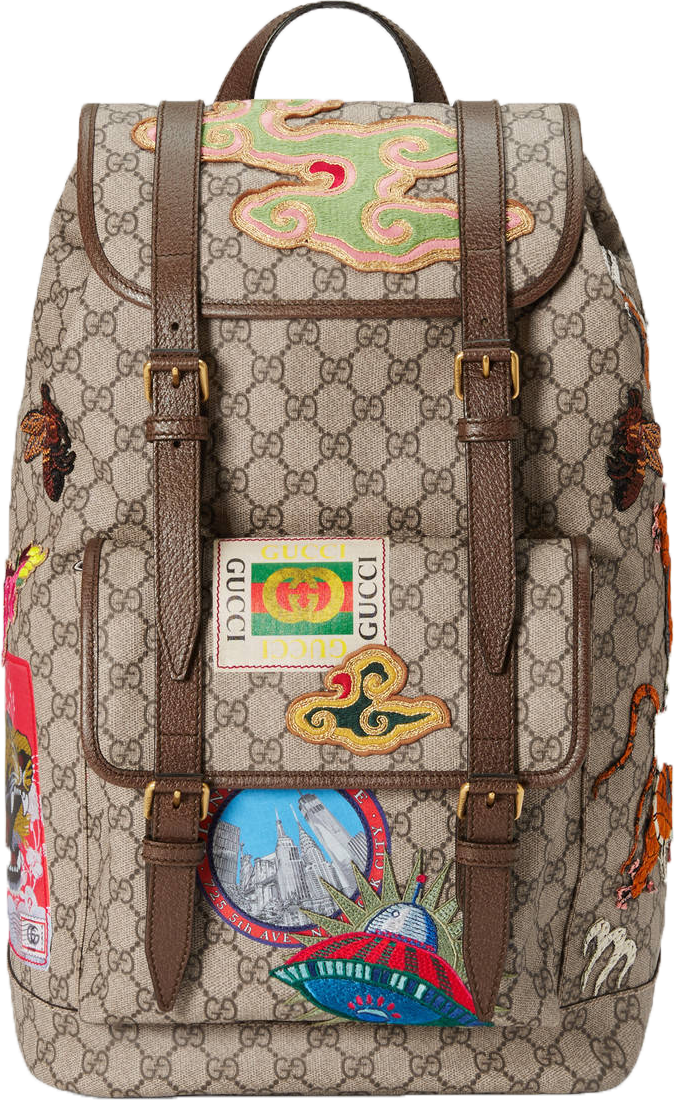 Gucci Courrier Soft Backpack GG Supreme 