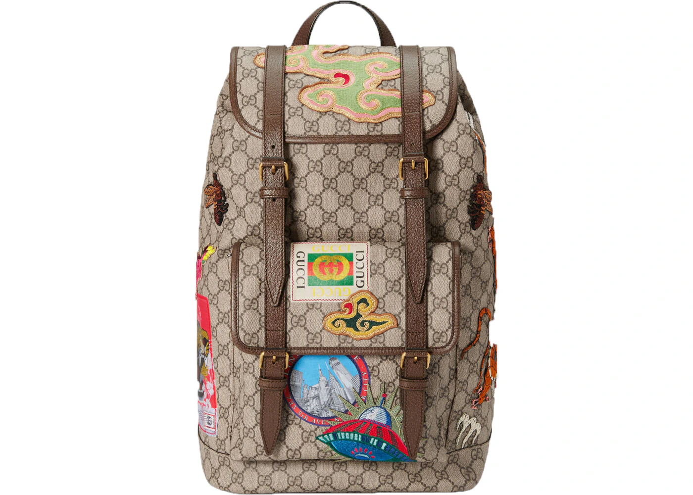 Gucci patches best sale backpack
