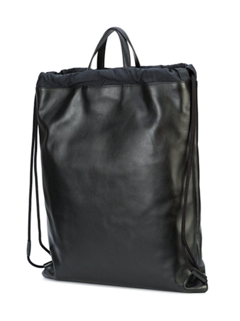 Gucci Drawstring Backpack GucciGhost Black/Yellow