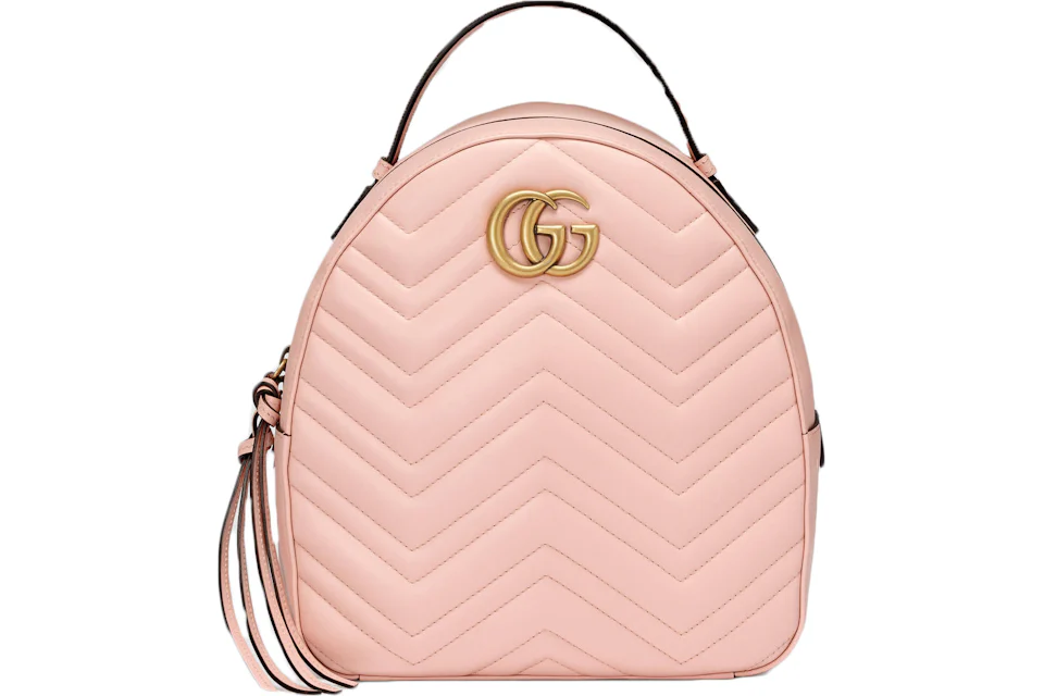 Gucci GG Marmont Backpack Matelasse Light Pink US