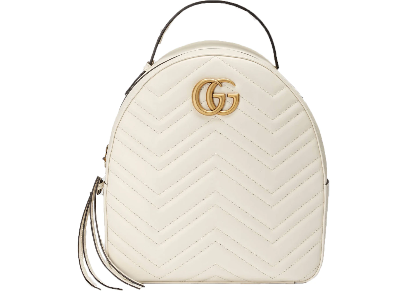 Gucci GG Marmont Backpack Matelasse White - US