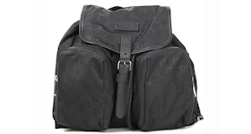 Gucci Backpack GG Nylon Medium Black