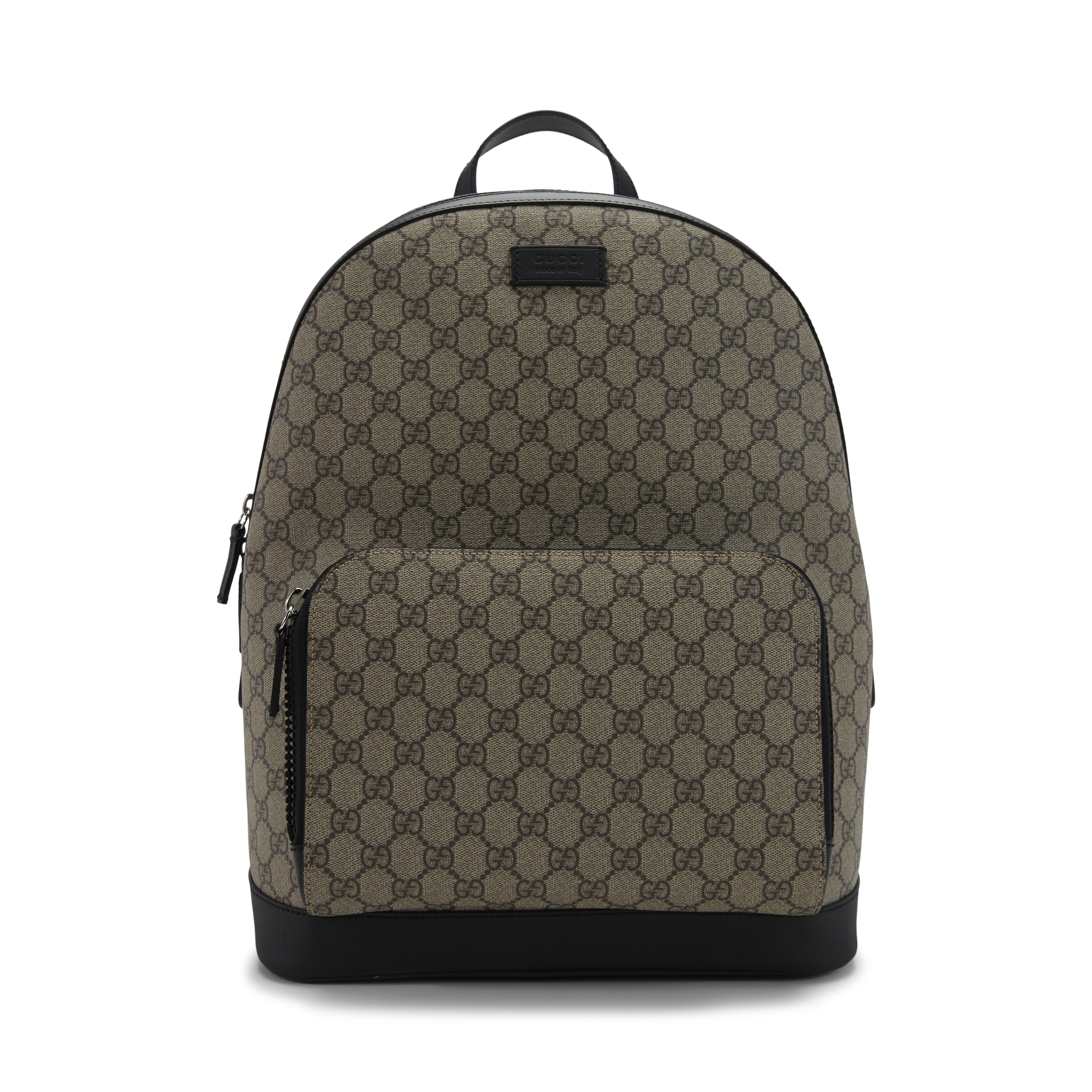 Gucci GG Supreme Backpack Front Zipper 