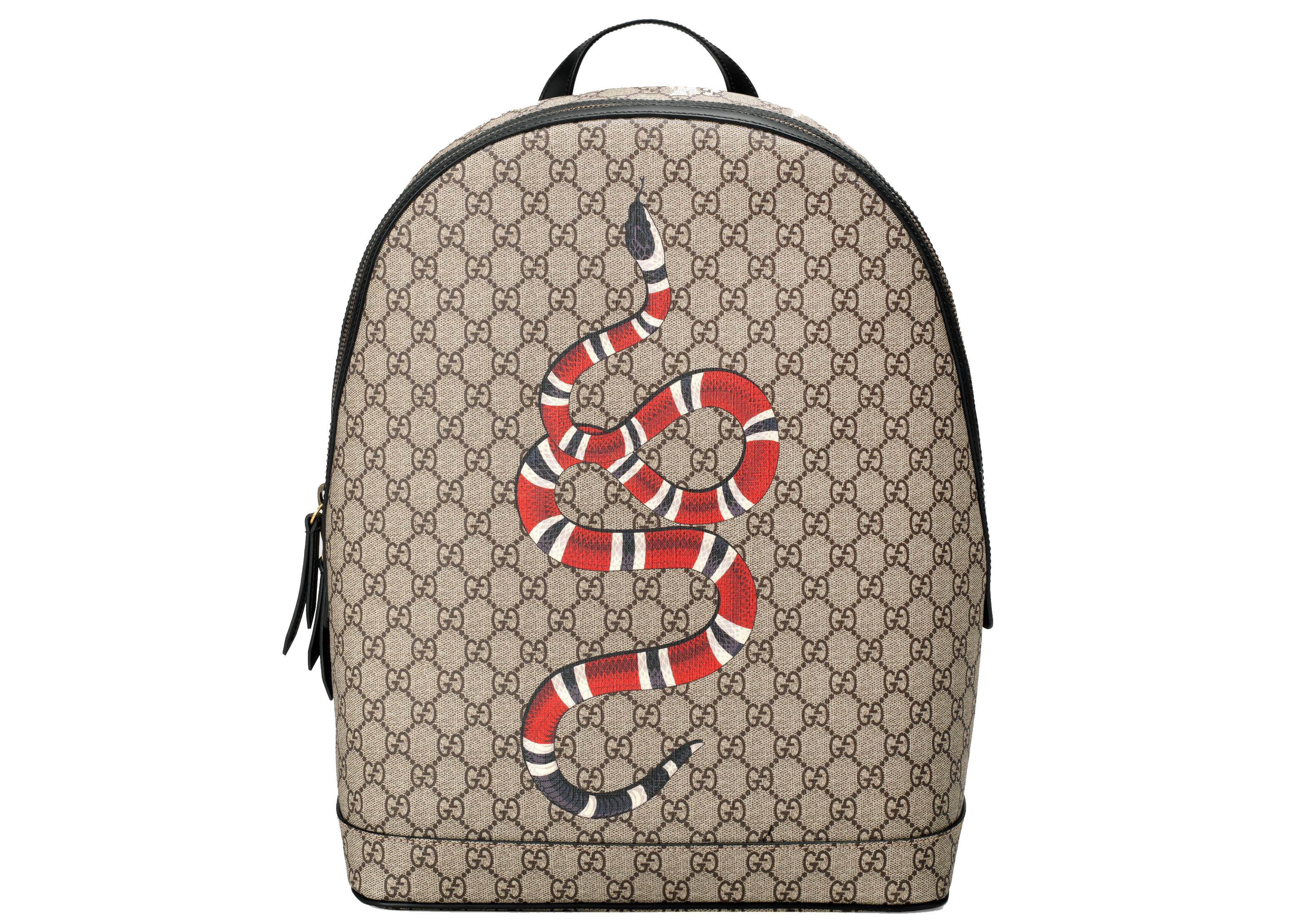 Gucci Backpack GG Supreme Kingsnake 