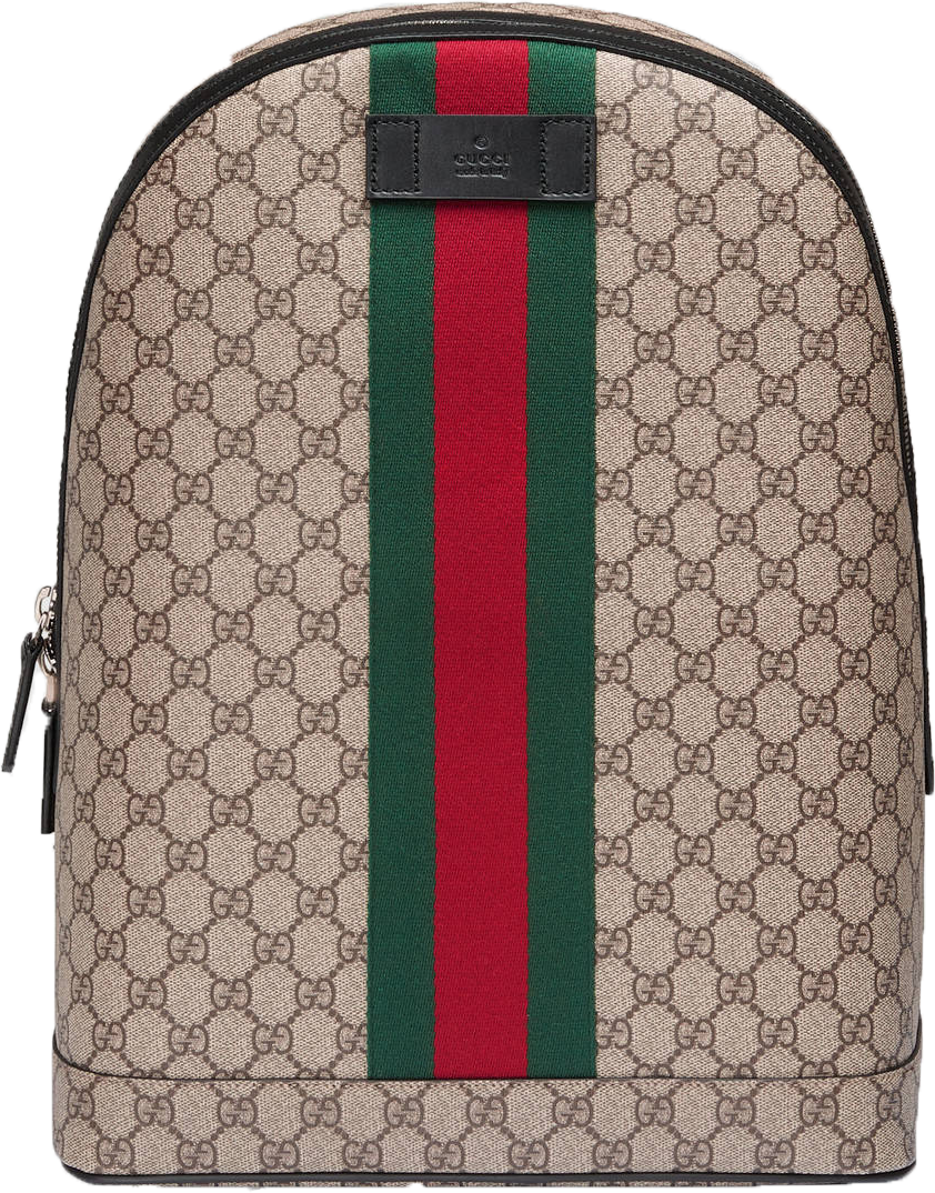 Gucci Backpack Zip Top GG Supreme Web 