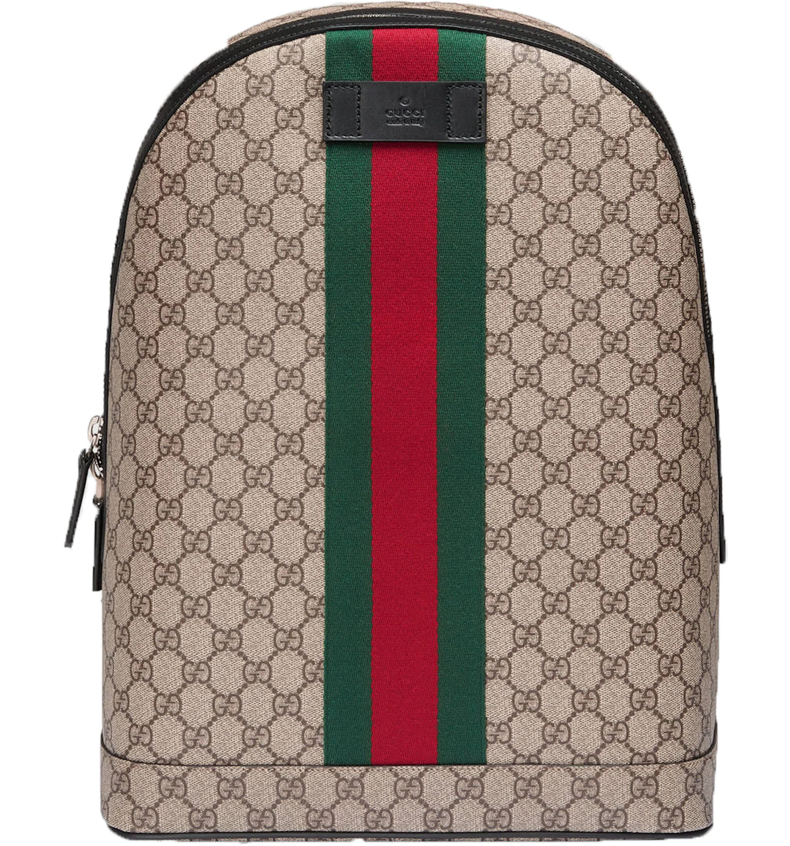 Gucci Backpack Zip Top GG Supreme Web Detail US