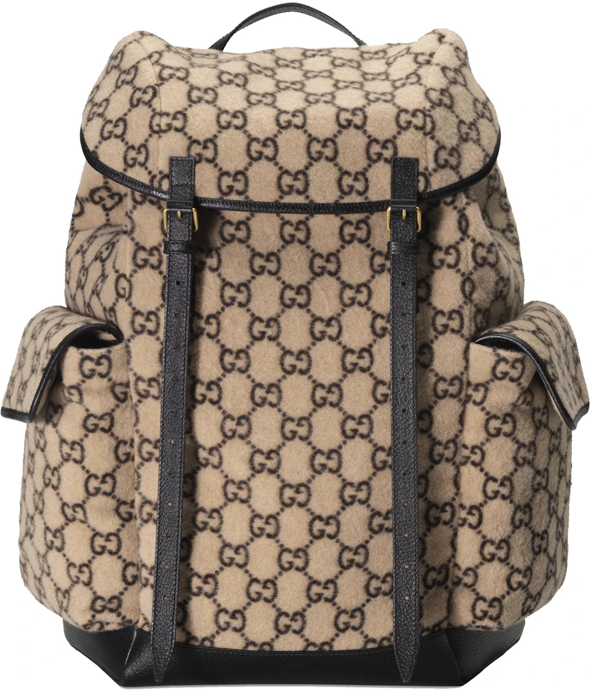 Gucci Beige/Brown Medium GG Supreme Fake/Not Backpack Gucci