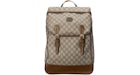 Mochila Gucci Mediana GG Supreme Canvas Beige/Ébano