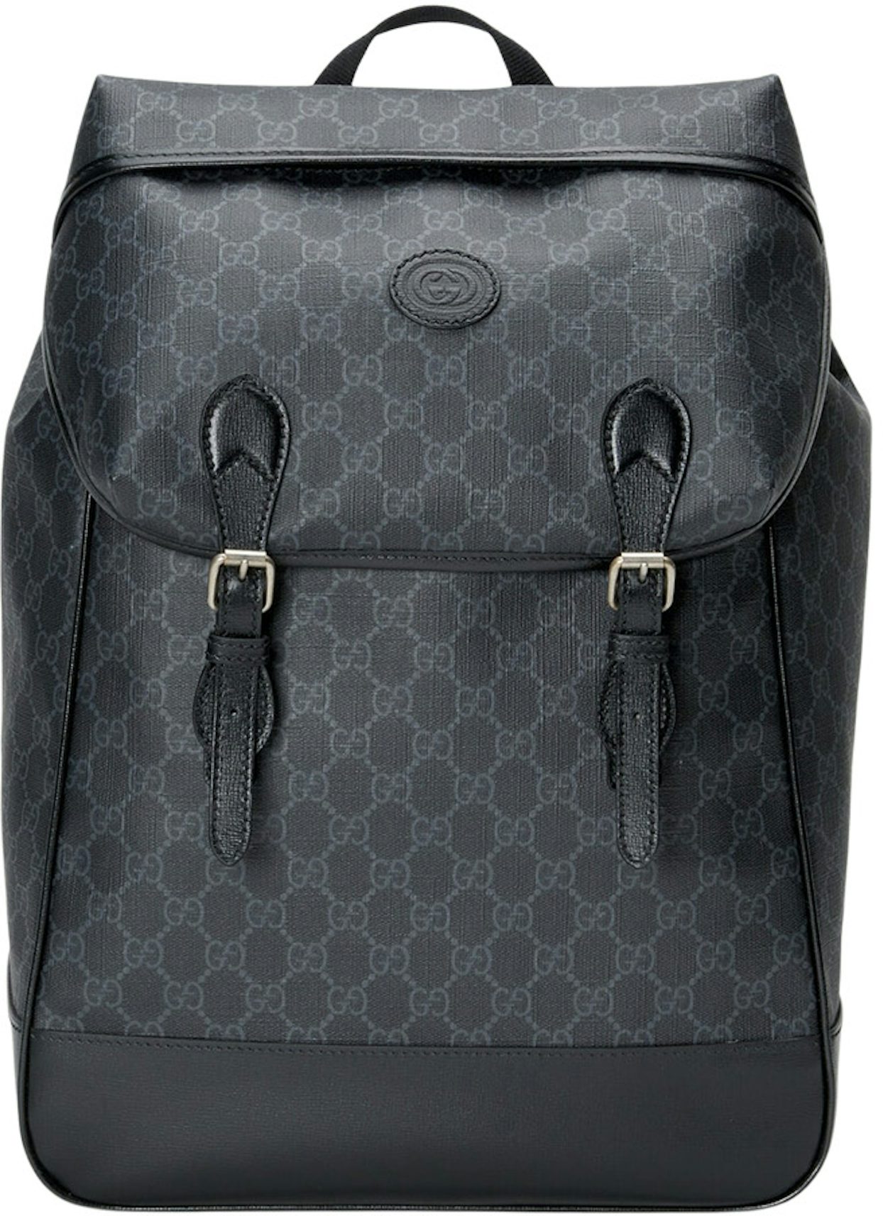 Gucci Bestiary Backpack GG Supreme Tigers Black/Grey for Men